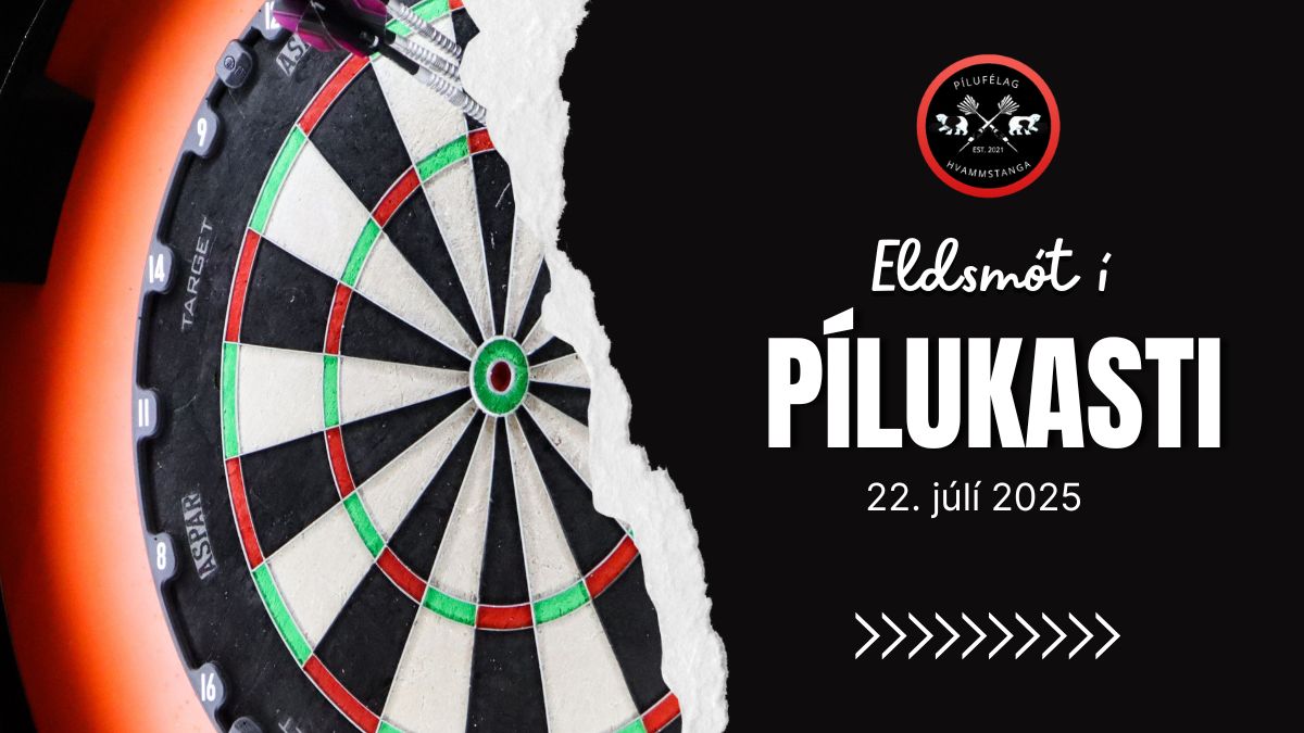 Eldsmót í pílukasti